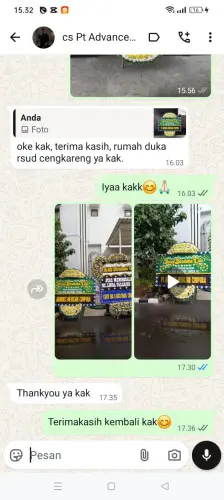 Testimonial Papan Bunga Pernikahan kaungcaang
